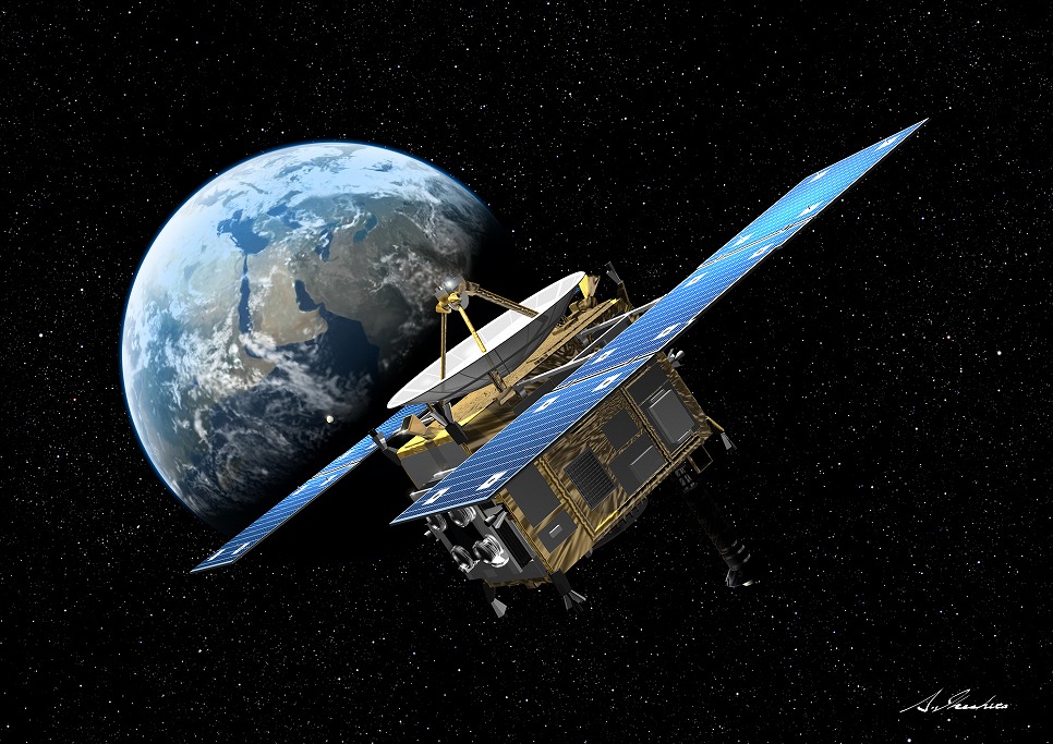 HAYABUSA in orbit